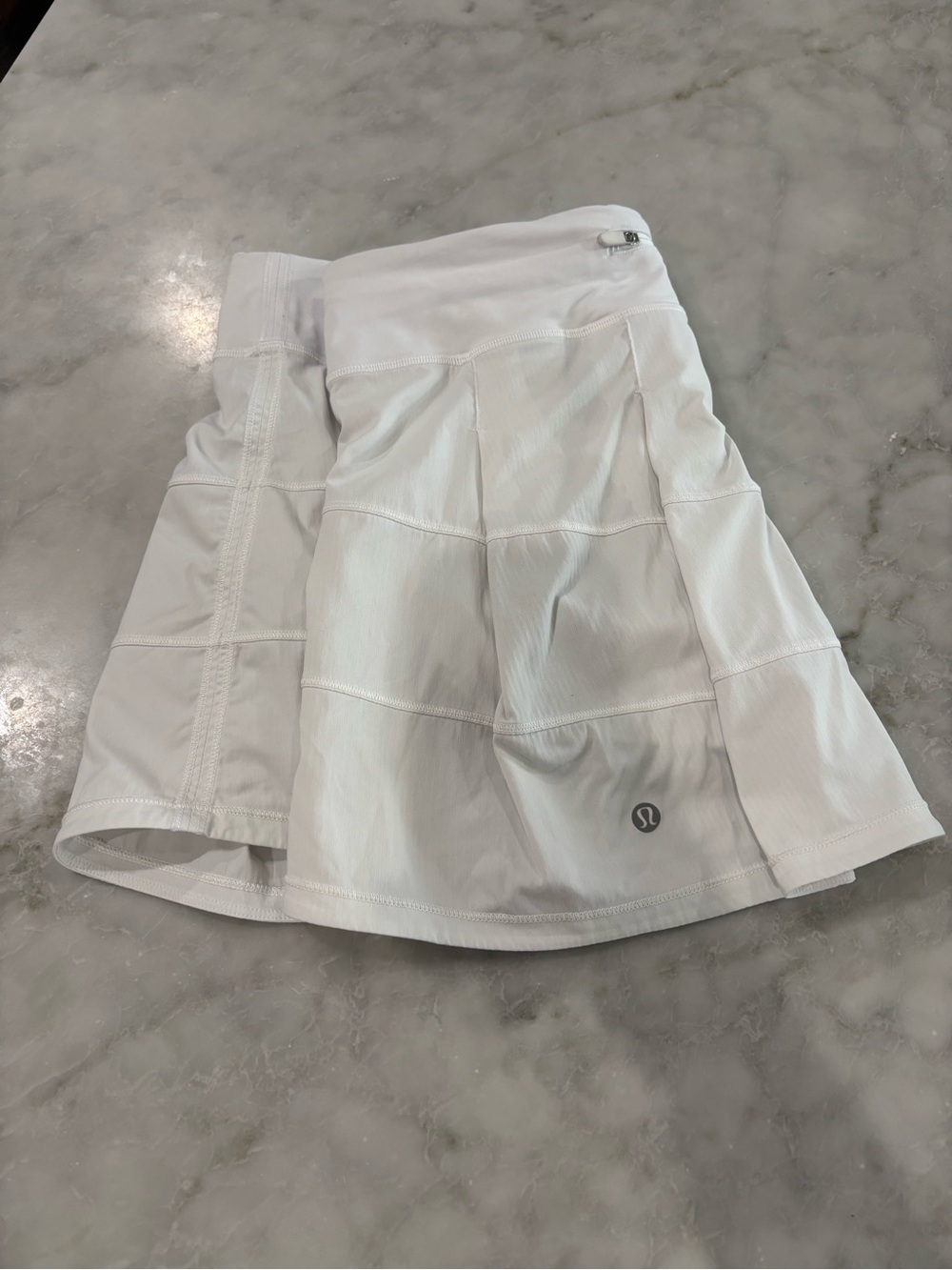 lululemon athletica White Pace Rival A-Line Athletic Skirt